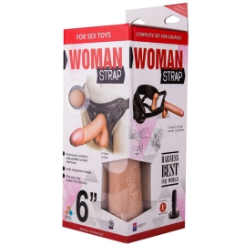 Страпон Lovetoy Woman Strap 6&quot; - 2 насадки