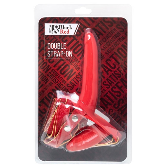 Страпон ToyFa Black&amp;Red