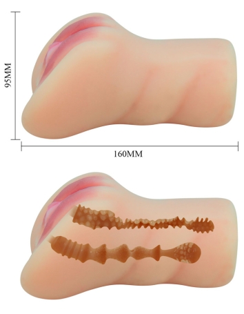 Мастурбатор (вагина-анус) Crazy Bull Caroline