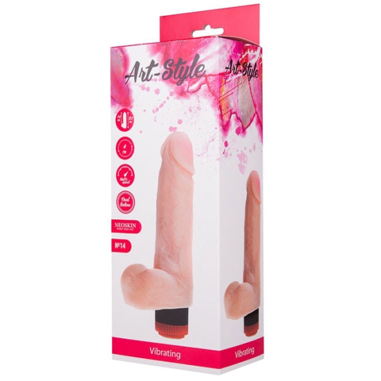 Фаллос-вибратор Art-Style №14