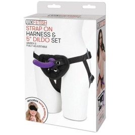 Страпон Strap on Harness & 5" Dildo Set